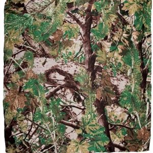 Wyoming Traders Camouflage Wild Rag 100% Silk Western Jacquard Scarf 34.5"